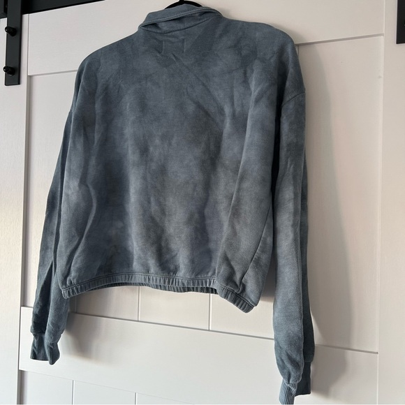 American Eagle Cropped Quarter Zip Sweater - Picture 4 of 4